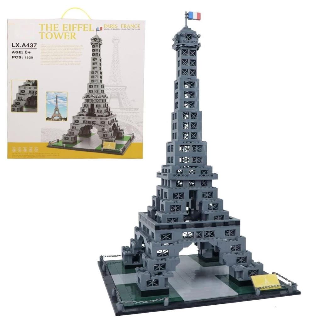  Eiffel Tower Building Block Set